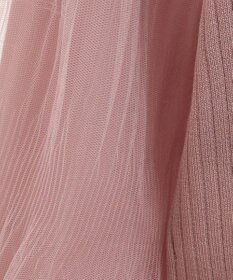 earth music&ecology マジョリカプリーツチュールニットプルオーバー