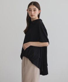 YECCA VECCA 【接触冷感】裾バルーン切替デザインヘムシャツ
