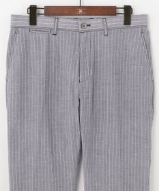 JOSEPH ABBOUD 【キングサイズ・オーガニックコットン】ドライサッカーストライプ　パンツ