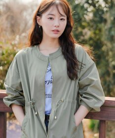 Tiaclasse 【新色追加・洗える】メモリーノーカラードロストブルゾン