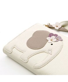 IBIZA アニマーダ　牛革　L字ファスナー長財布（ゾウ）