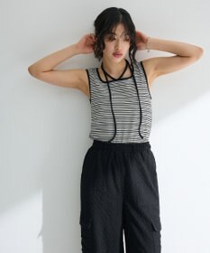 Green Parks チョーカー付きタンクトップ