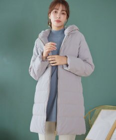 Tiaclasse フード裏エコファーダウンコート