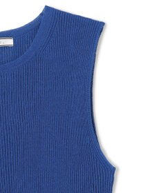 BEIGE， 【洗える】MILANO / リネン混シアーニットAラインワンピース