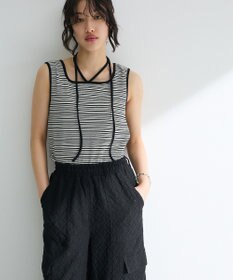 Green Parks チョーカー付きタンクトップ