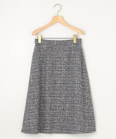 組曲 【KUMIKYOKU NAVY】ラメループモールツイード フレアスカート