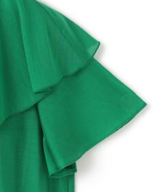 UNFILO ライトシアー ラッフルブラウス