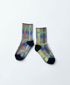 TRICOTE CHECK LINK SOCKS／チェックリンクソックス