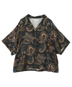 CRAFT STANDARD BOUTIQUE レーヨン総柄シャツ