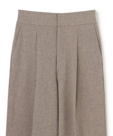 uncrave ウォッシャブルウールライクツイル ワイドパンツ