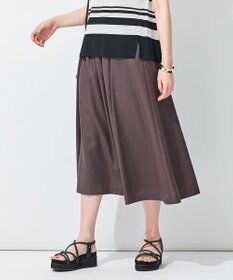 自由区 【抗菌/サスティナブル/セット着用可】EASY SET UP フレアスカート