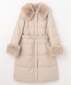 GRACE CONTINENTAL ファーパーツ付ロングダウン