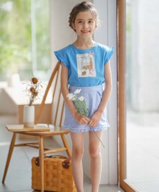 組曲 KIDS 【110-140㎝】夏休みの絵日記 Tシャツ