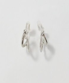 Phoebe 〈痛くないシリーズ/アレルギー対応〉ベーシックダブルフープライトフィットイヤリング　シルバー