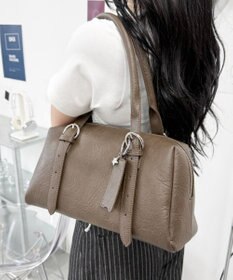 WEGO リップチャーム付きボストンバッグ