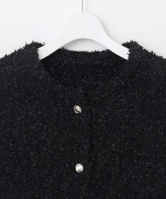 Feroux 【洗える】ミックスヤーンニット ジャケット