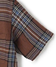 J.PRESS MEN フレンチリネンビッグチェックシャツ