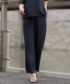J.PRESS LADIES L 【セットアップ対応】Light ジョーゼット ワイド イージーパンツ