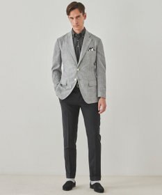 GOTAIRIKU ロングセラー【洗える/折り目加工/シワになりにくい/ウエストアジャスター】ウォッシャブル サマーウール100％パンツ_定番色(1タック)25年モデル