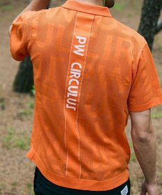 PW CIRCULUS 【手洗い可能】【UNISEX】ニットメッシュポロ ゴルフ