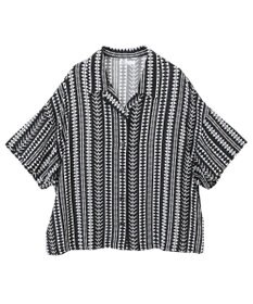 CRAFT STANDARD BOUTIQUE レーヨン総柄シャツ