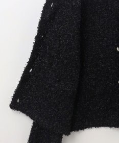 Feroux 【洗える】ミックスヤーンニット ジャケット