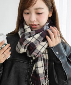 WEGO 【マフラー】大判ストール