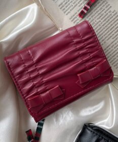 WEGO ギャザーリボンウォレット