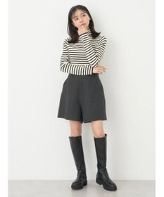 earth music&ecology やわらかタッチリブタートルネックプルオーバー