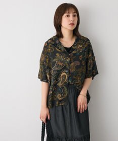 CRAFT STANDARD BOUTIQUE レーヨン総柄シャツ