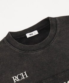 WEGO 【ユニセックス着用ITEM】ケミカルウォッシュナンバリングプルオーバー