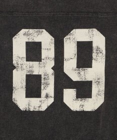 WEGO 【ユニセックス着用ITEM】ケミカルウォッシュナンバリングプルオーバー