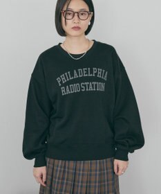 AMERICAN HOLIC カレッジロゴ裏起毛プルオーバー