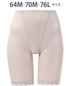 Wing ガードル ソフトな着用感 綿混素材(身生地部) おなか押さえ ロング丈 NV0761 ウイング／ワコール