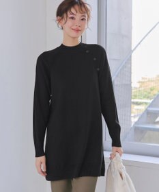 Tiaclasse 【安田美沙子さん着用・選べる2type・新色追加】ボタンニットチュニック