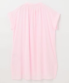 ANY 【洗える】シャーリングチュニック ブラウス