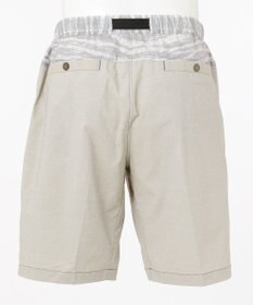 JOSEPH ABBOUD MOUNTAIN スラブシャンブレーストレッチ ショートパンツ