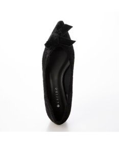 MODE ET JACOMO <carino>ベルベットリボンパンプス