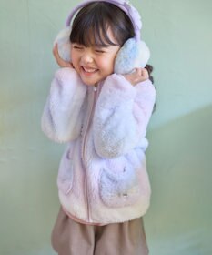 ANY KIDS ネコポケットボアブルゾン