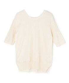 BEIGE， JULIE / コットンシルク 2WAY半袖ニット