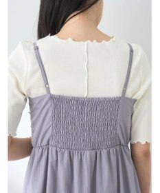 earth music&ecology テックバルーンキャミワンピース