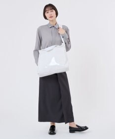 LeSportsac GH DAILY TOTE/ホワイトグリマーシャイン
