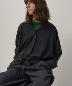 ATON FRESCA PLATE NUBUCK | オーバーサイズジャンプスーツ