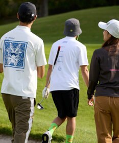 PW CIRCULUS 【吸水速乾 / UV遮蔽率99.5% UVカット / ストレッチ】【MEN】アニマルグラフィックモックT ゴルフ