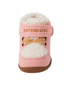 MIKI HOUSE HOT BISCUITS 【11.5-13.5cm】 かかと顔ドン あったかボア付き ファーストシューズ
