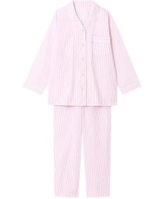 ワコール／睡眠科学 パジャマ 長袖 長ズボン 綿100%(本体) サッカー素材 レディース YDX344 睡眠科学／ワコール