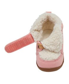 MIKI HOUSE HOT BISCUITS 【11.5-13.5cm】 かかと顔ドン あったかボア付き ファーストシューズ