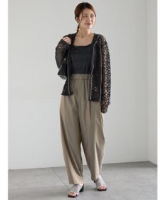 Te chichi レースジップアップフーディー