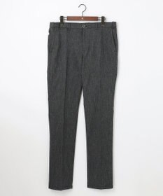 JOSEPH ABBOUD 【キングサイズ・ウエストも伸びる】オーガニックストレッチムリネピケ パンツ