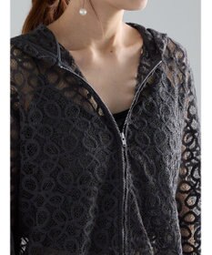 Te chichi レースジップアップフーディー